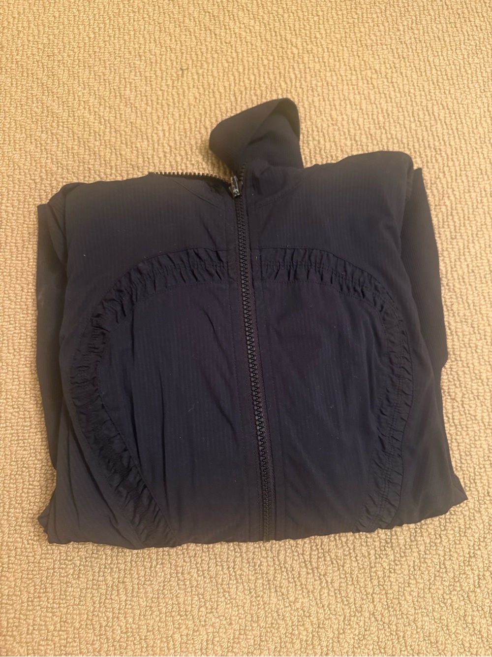 lululemon athletica Black Zip-Up Bomber Jacket